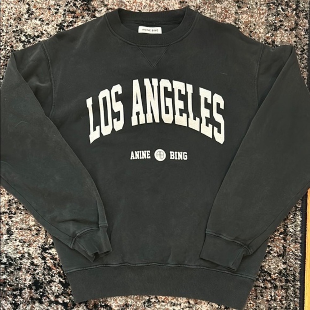 Anine Bing Black Los Angeles Men's Sweater